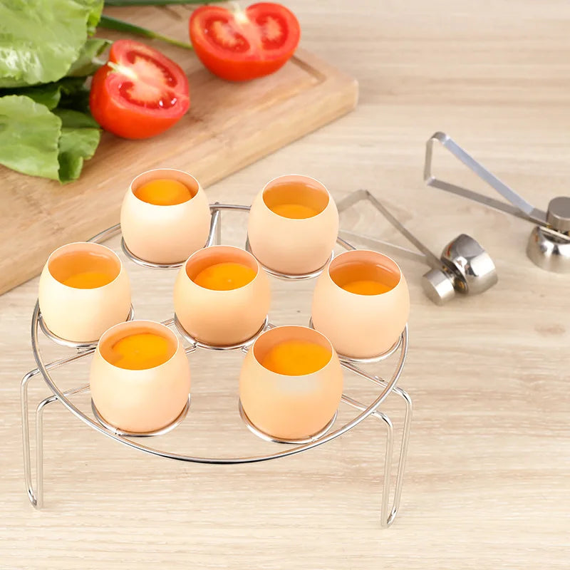 Metal Egg Topper Scissors – Stainless Steel Cutter for Boiled & Raw Eggs, Creative Kitchen Tool
