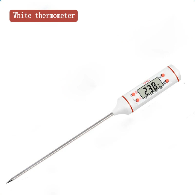 Electronic Probe Thermometer – Digital Display for Food, Baking & Grill Temperature