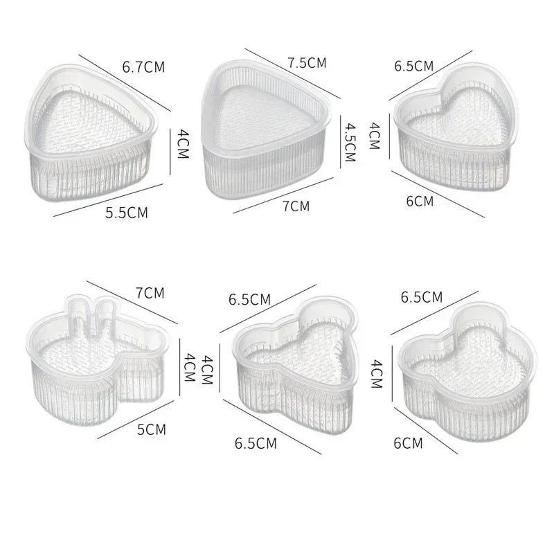 Triangle Sushi Mould – Onigiri Rice Ball Maker & Sushi Tool for Bento and Nori
