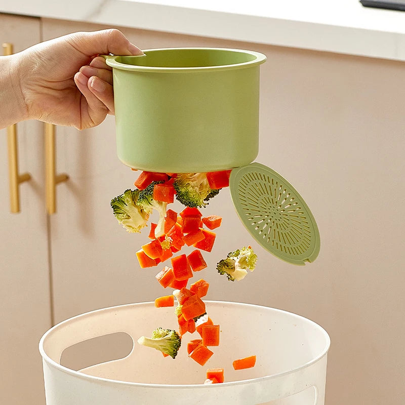Multifunctional Sink Strainer & Drain Basket – Kitchen Water Filter & Organizer for Fruits & Veggies