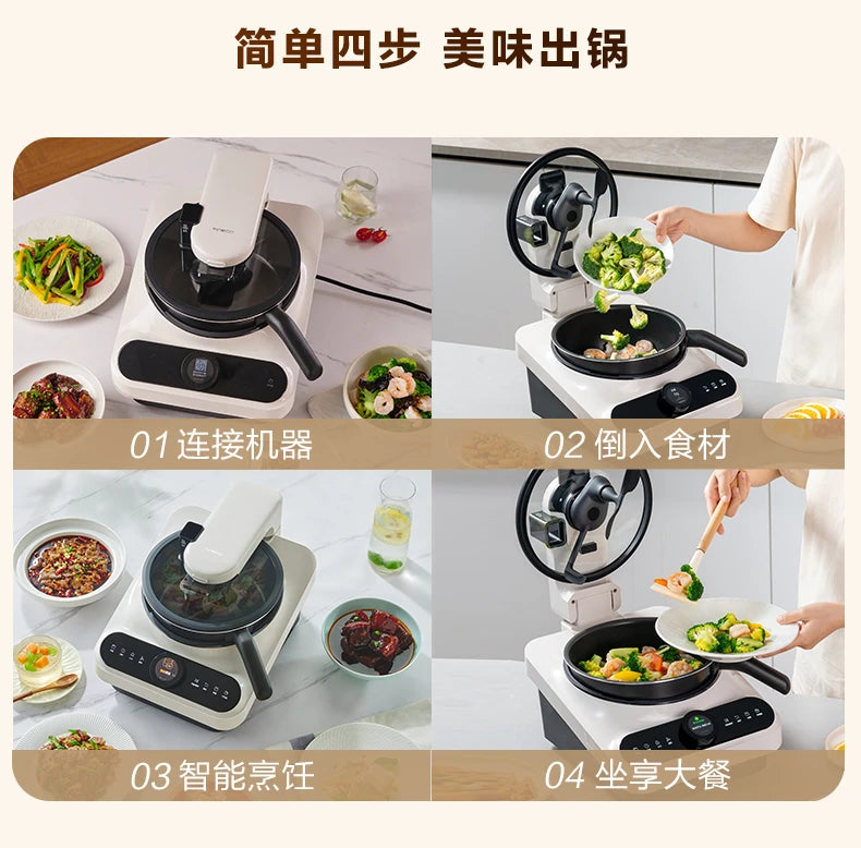 220V Intelligent Kitchen Robot – Multi-Cooker Automatic Food Processor for Home Cooking