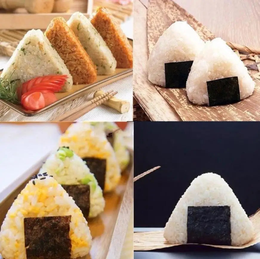 Triangle Sushi Mould – Onigiri Rice Ball Maker & Sushi Tool for Bento and Nori