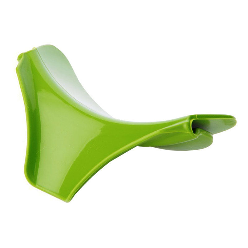 Kitchen Funnel with Anti-Splash Edge – Spill-Proof Pouring Tool with Liquid Streamer Spout