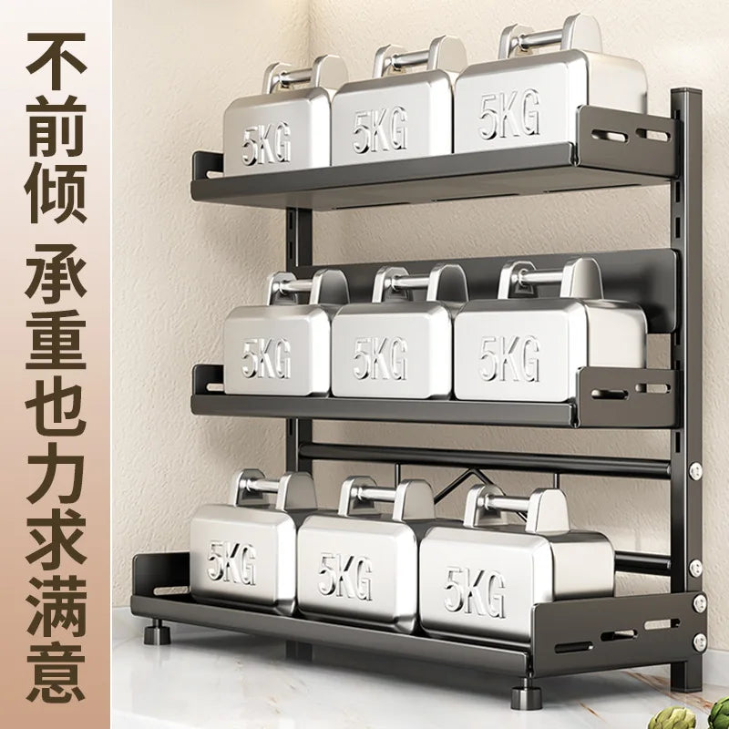 Multi-Function Kitchen Seasoning Rack – Countertop Knife Holder & Multi-Layer Storage for Utensils and Spices
