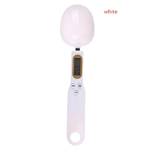 500g Digital Spoon Scale – 0.1g LCD Measuring Tool for Food, Flour, Milk & Coffee