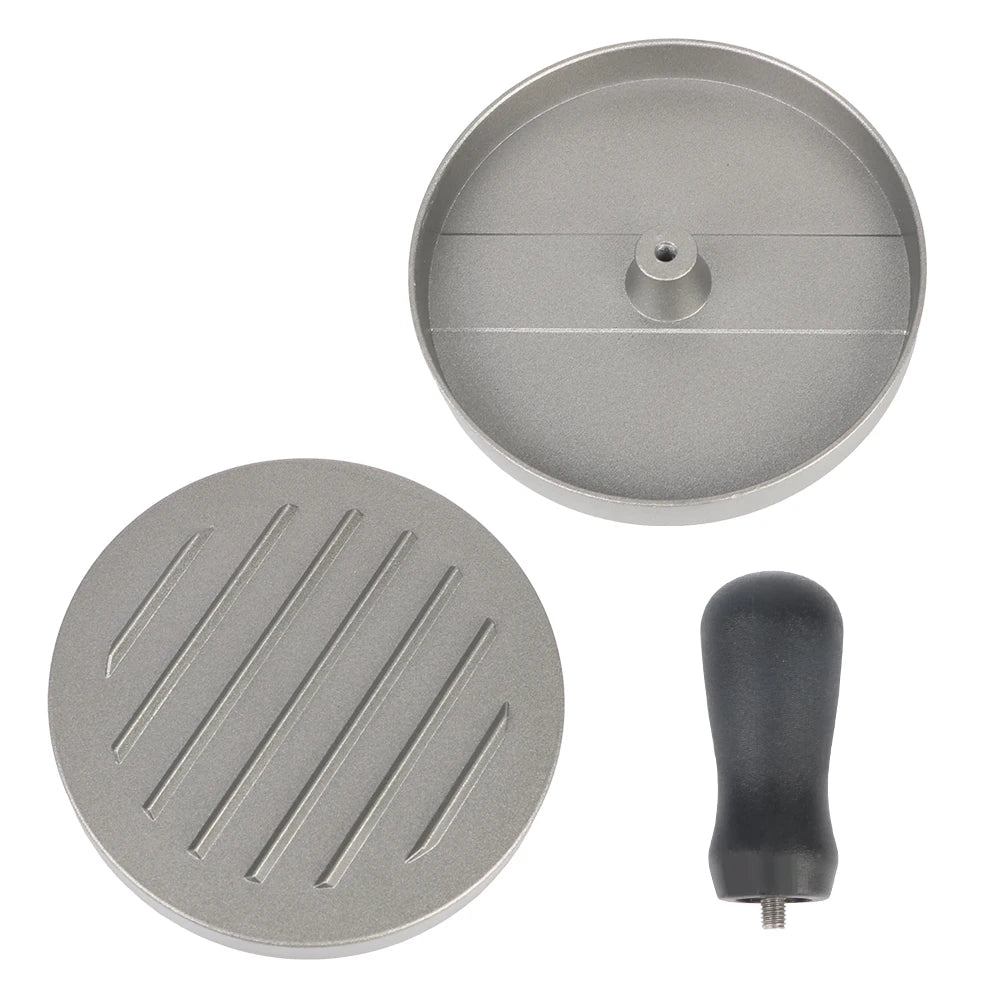 Round Burger Mold & Meat Press – Aluminum Patty Maker for BBQ & Beef Pies"