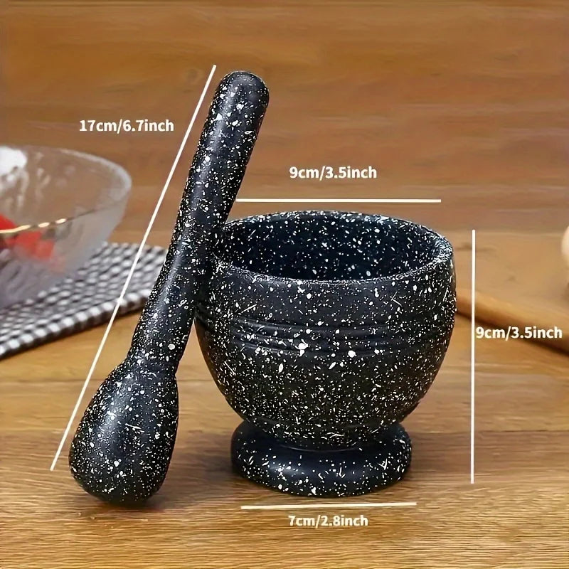 Multifunctional Kitchen Garlic Bowl & Grinder – Food Grade Material for Spices, Grains, and Seasonings