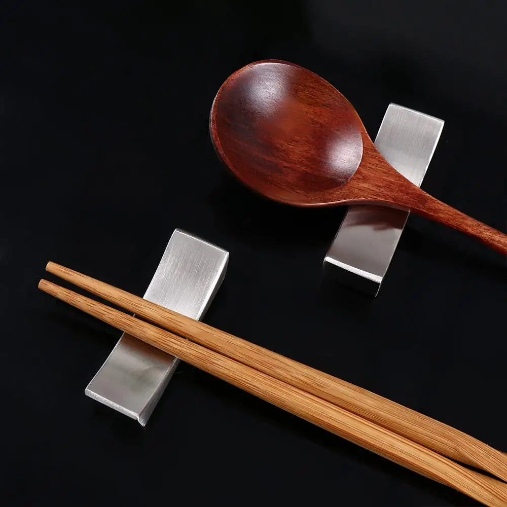304 Stainless Steel Kitchen Tools Rest – Spoon, Fork, and Chopstick Holder Rack for Tableware Organization