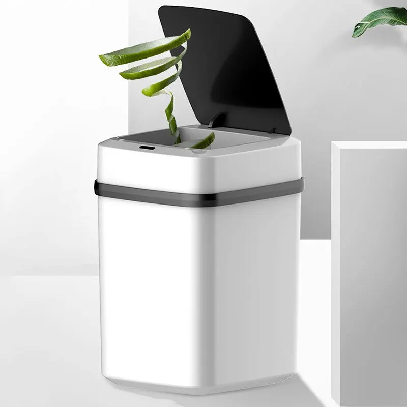 13L Kitchen Trash Bin – Smart Touch Waste Bin for Bathroom, Toilet, and Kitchen with Automatic Lid