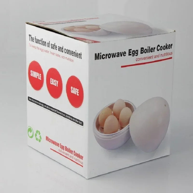 4-Egg Microwave Steamer Boiler – Quick and Easy Cooker for Hard or Soft Boiled Eggs in 5 Minutes