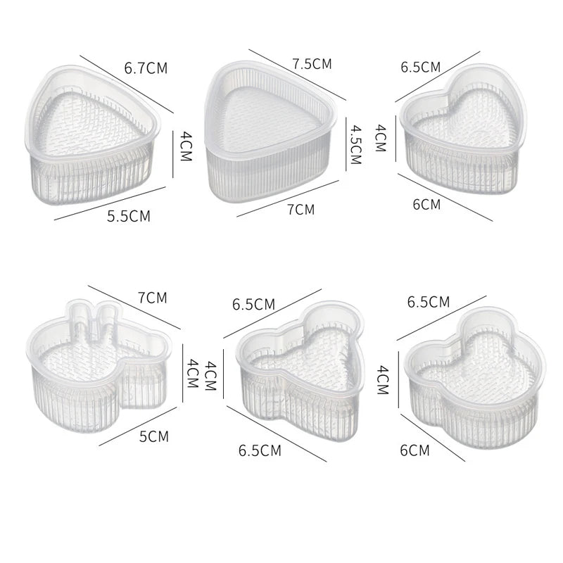 Triangle Sushi Mould – Onigiri Rice Ball Maker & Sushi Tool for Bento and Nori