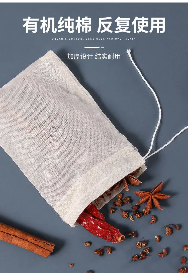 Multi-Use Cotton Gauze Kitchen Filter – Tofu, Cheese, Butter, Milk & Coffee Straining Tool