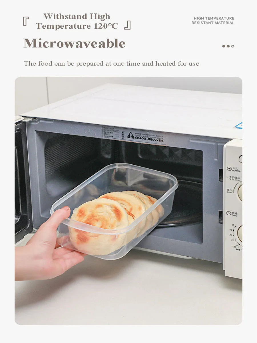 Kitchen Food Sealed Crisper Containers – Fresh Fruit, Vegetable, and Meat Storage Box for Refrigerator Organization