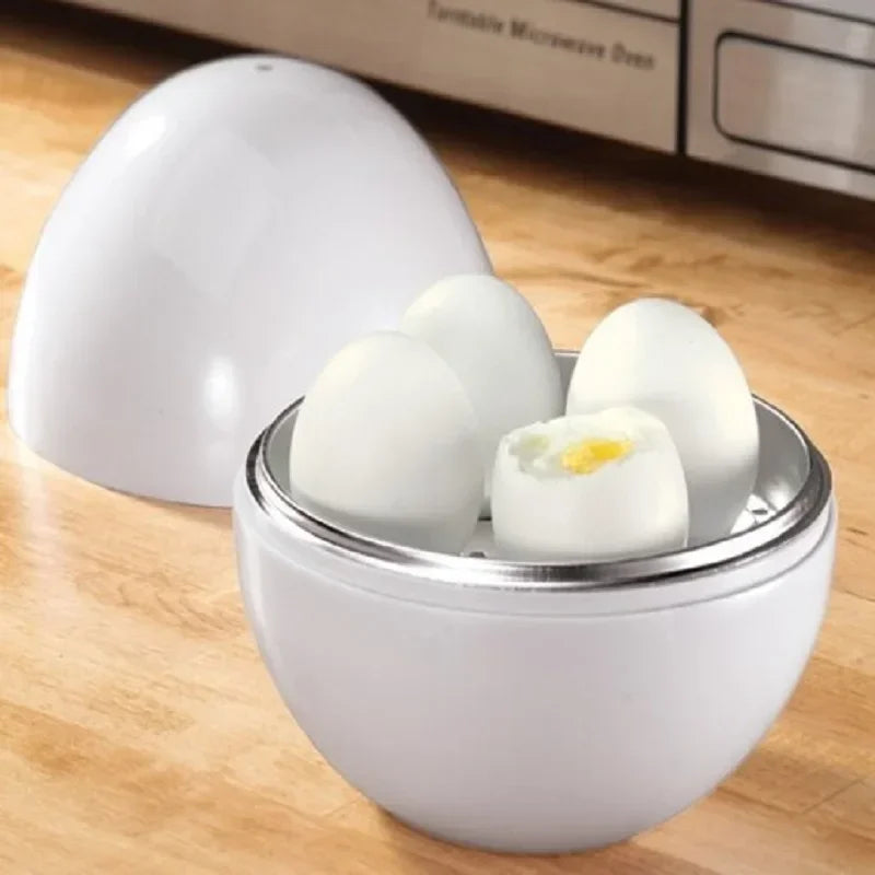 4-Egg Microwave Steamer Boiler – Quick and Easy Cooker for Hard or Soft Boiled Eggs in 5 Minutes