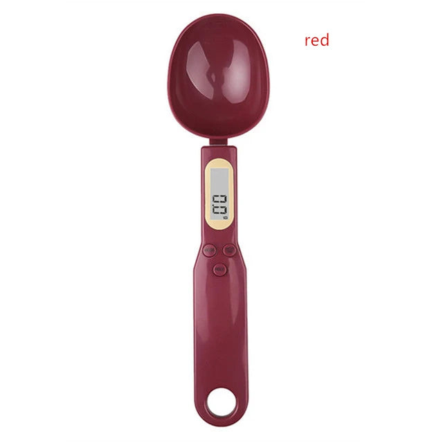 500g Digital Spoon Scale – 0.1g LCD Measuring Tool for Food, Flour, Milk & Coffee