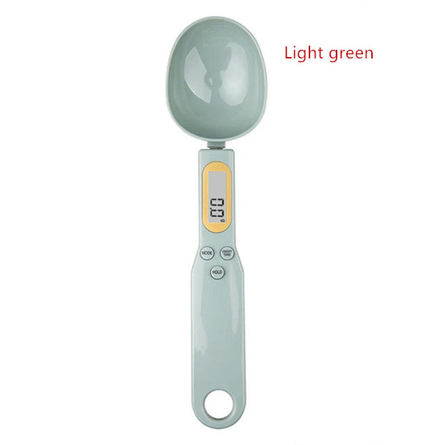 500g Digital Spoon Scale – 0.1g LCD Measuring Tool for Food, Flour, Milk & Coffee