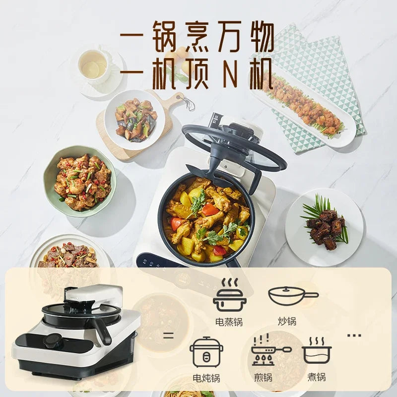 220V Intelligent Kitchen Robot – Multi-Cooker Automatic Food Processor for Home Cooking
