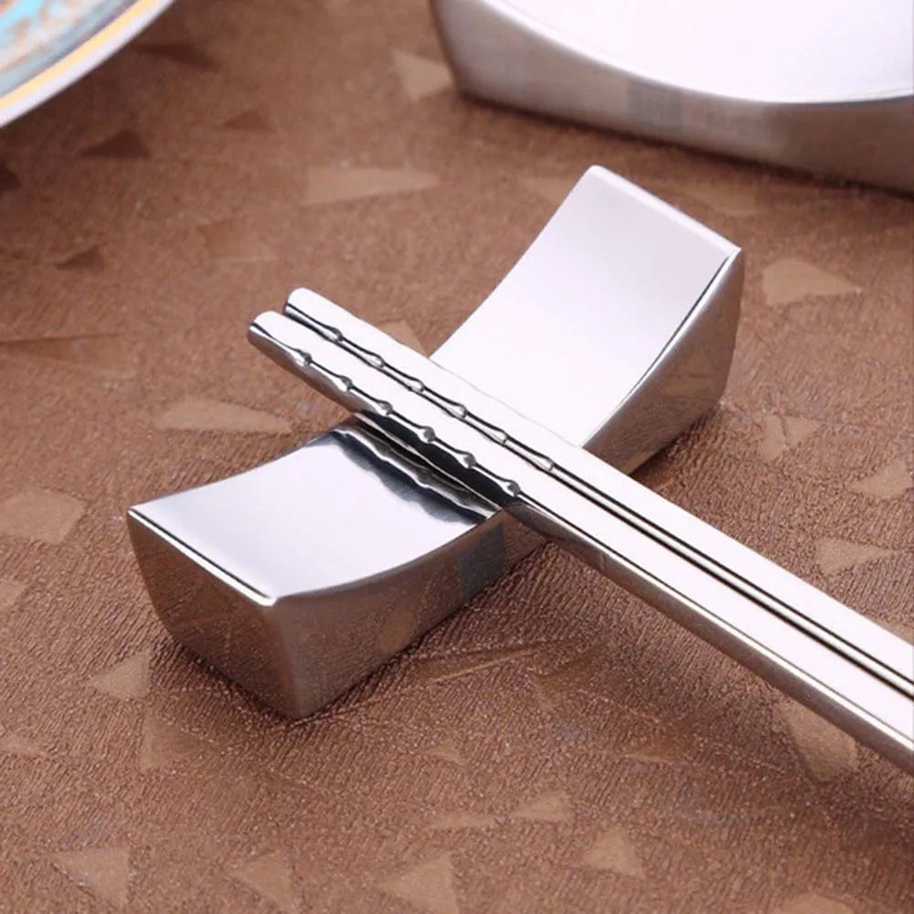 304 Stainless Steel Kitchen Tools Rest – Spoon, Fork, and Chopstick Holder Rack for Tableware Organization