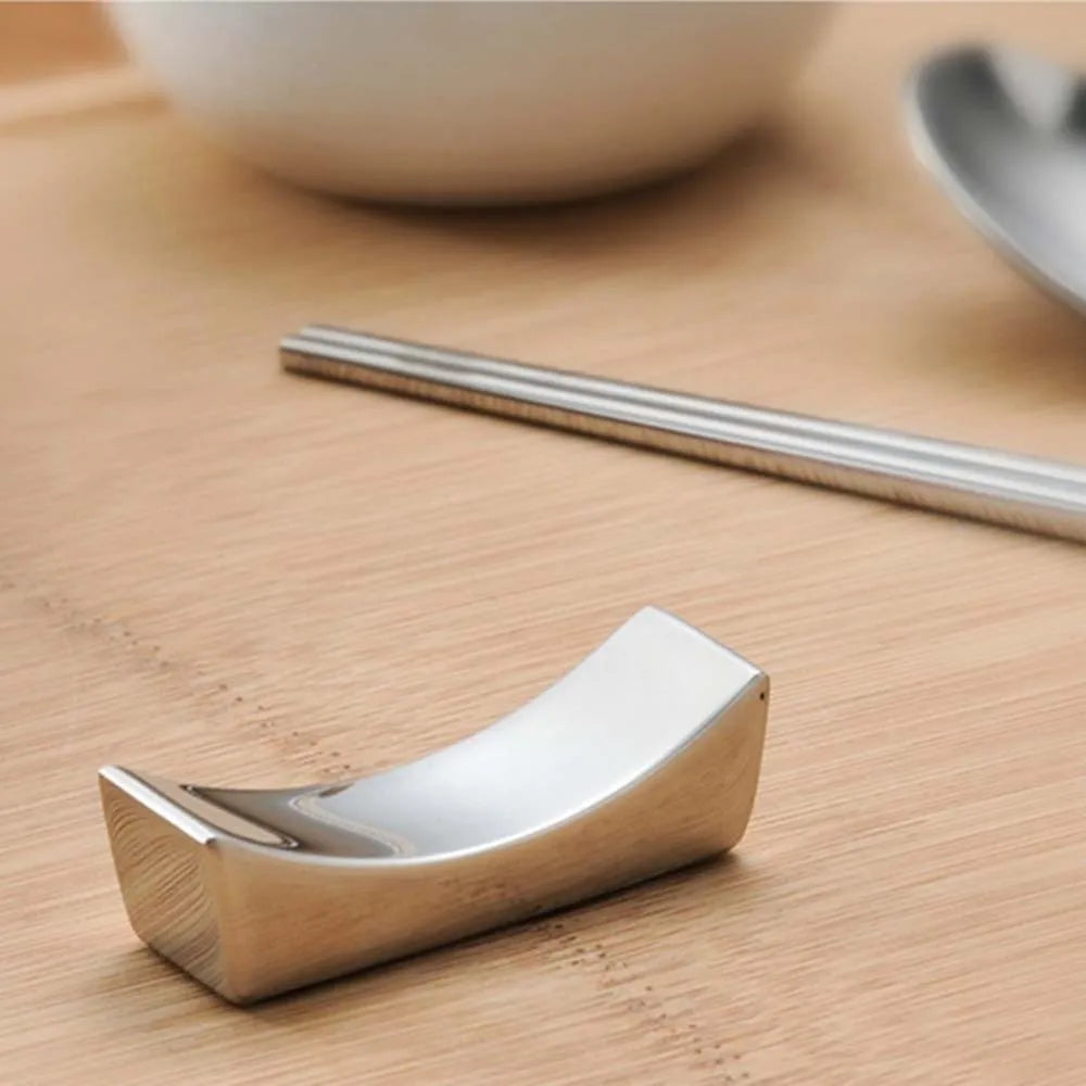 304 Stainless Steel Kitchen Tools Rest – Spoon, Fork, and Chopstick Holder Rack for Tableware Organization