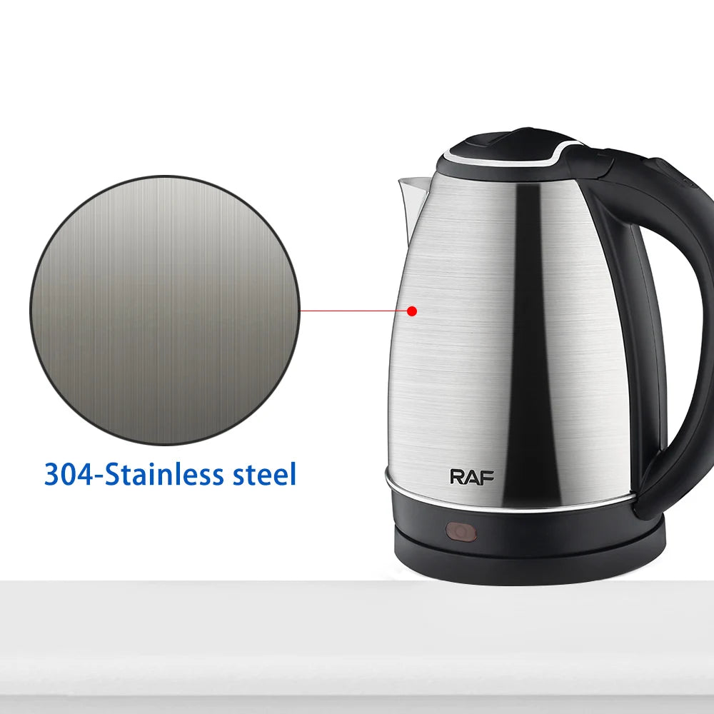 2L Stainless Steel Electric Kettle – 1500W Smart Whistle Kettle for Tea, Coffee & Hot Water, Thermo Pot Kitchen Appliance