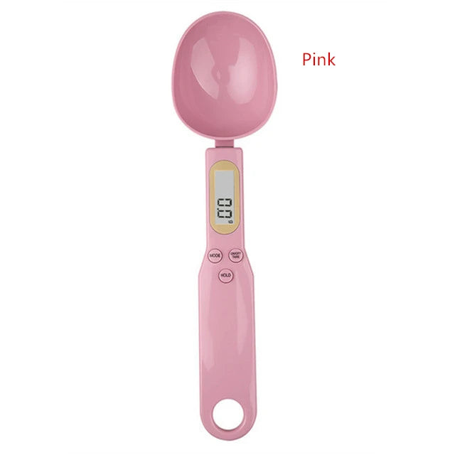 500g Digital Spoon Scale – 0.1g LCD Measuring Tool for Food, Flour, Milk & Coffee