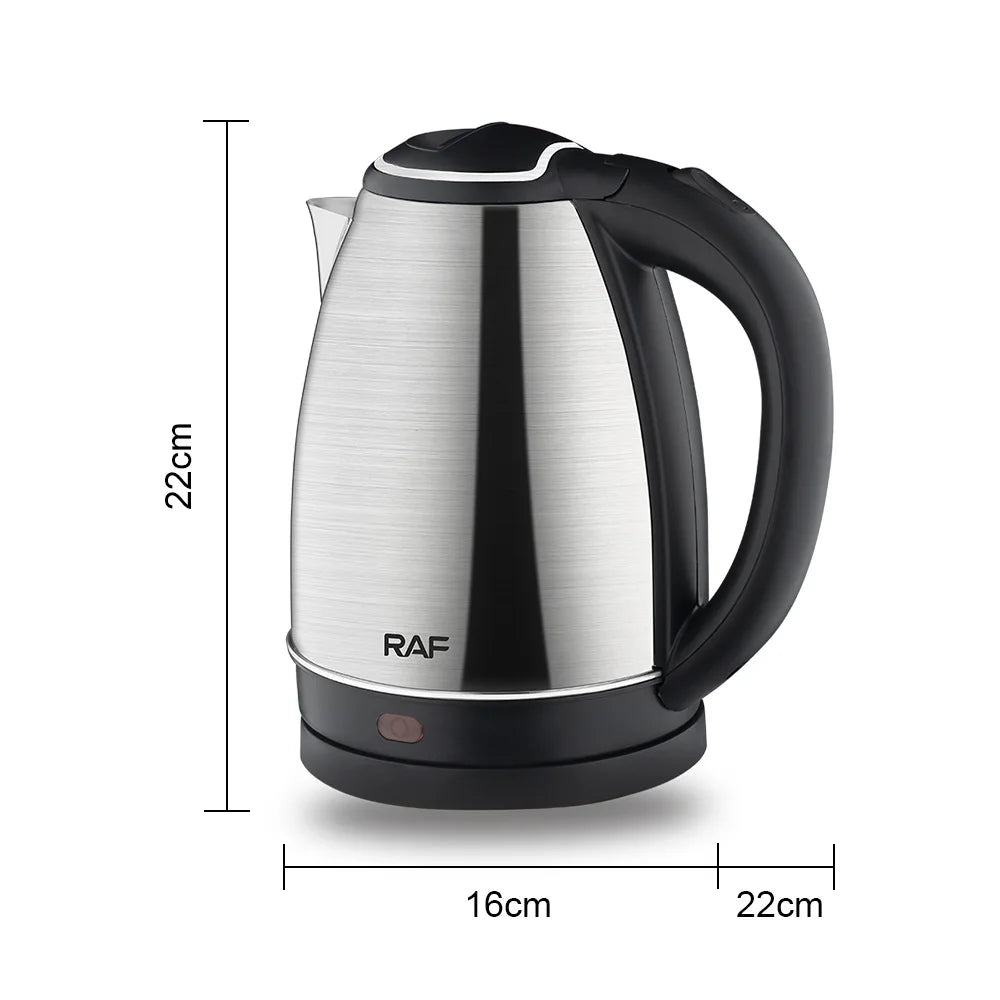 2L Stainless Steel Electric Kettle – 1500W Smart Whistle Kettle for Tea, Coffee & Hot Water, Thermo Pot Kitchen Appliance