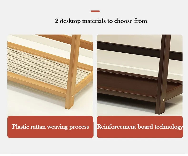 Bamboo Spice Caddy – 2-Layer Kitchen Storage Rack & Cup Holder for Coffee Bar & Countertop