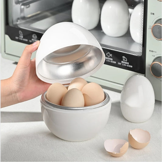 4-Egg Microwave Steamer Boiler – Quick and Easy Cooker for Hard or Soft Boiled Eggs in 5 Minutes