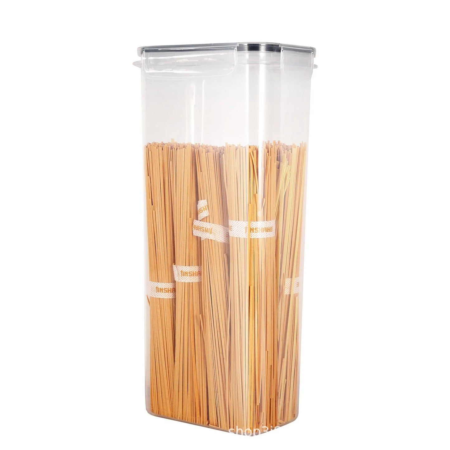 7-Piece Food Storage Containers – Airtight BPA-Free Plastic Set with Stickers & Pen for Labeling