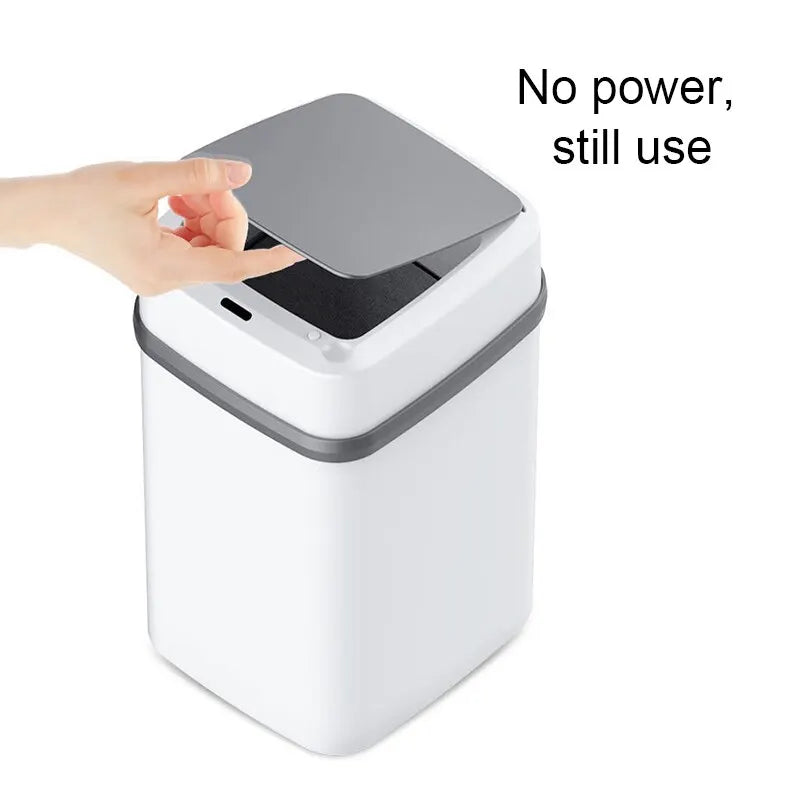 13L Kitchen Trash Bin – Smart Touch Waste Bin for Bathroom, Toilet, and Kitchen with Automatic Lid